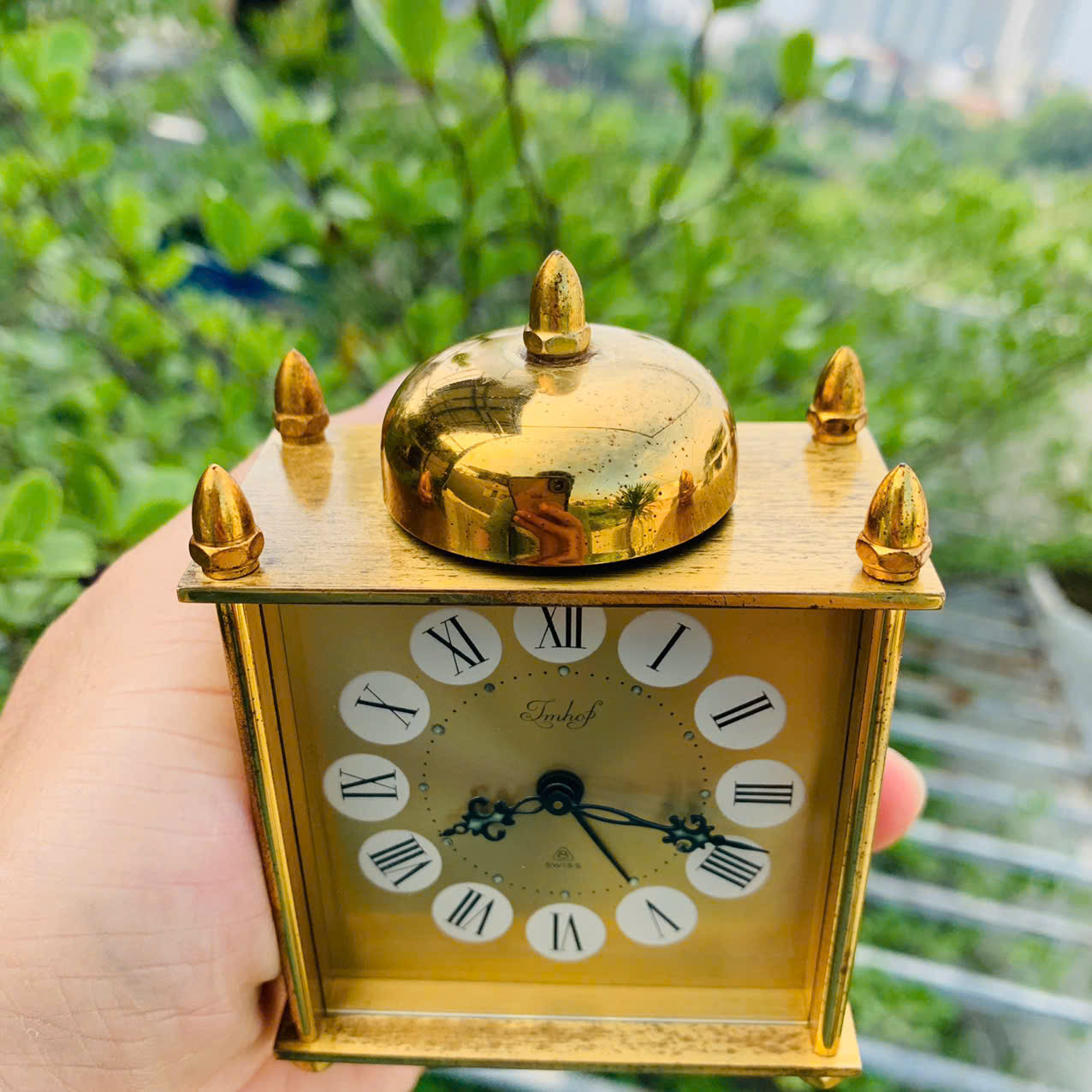 Đồng hồ báo thức Imhof Thụy Sĩ cót tuần