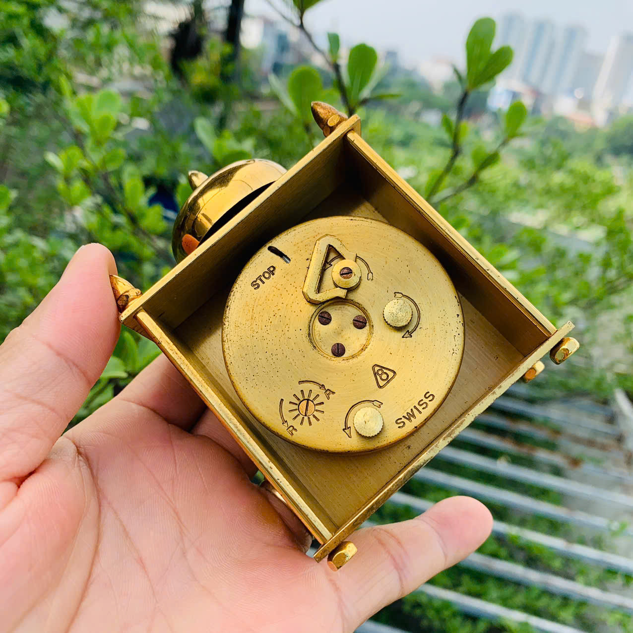 Đồng hồ báo thức Imhof Thụy Sĩ cót tuần