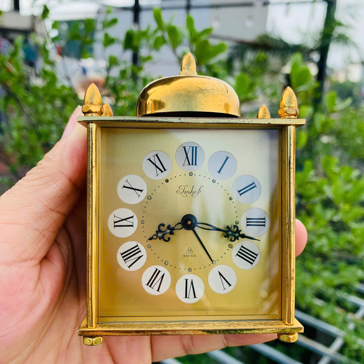Đồng hồ báo thức Imhof Thụy Sĩ cót tuần