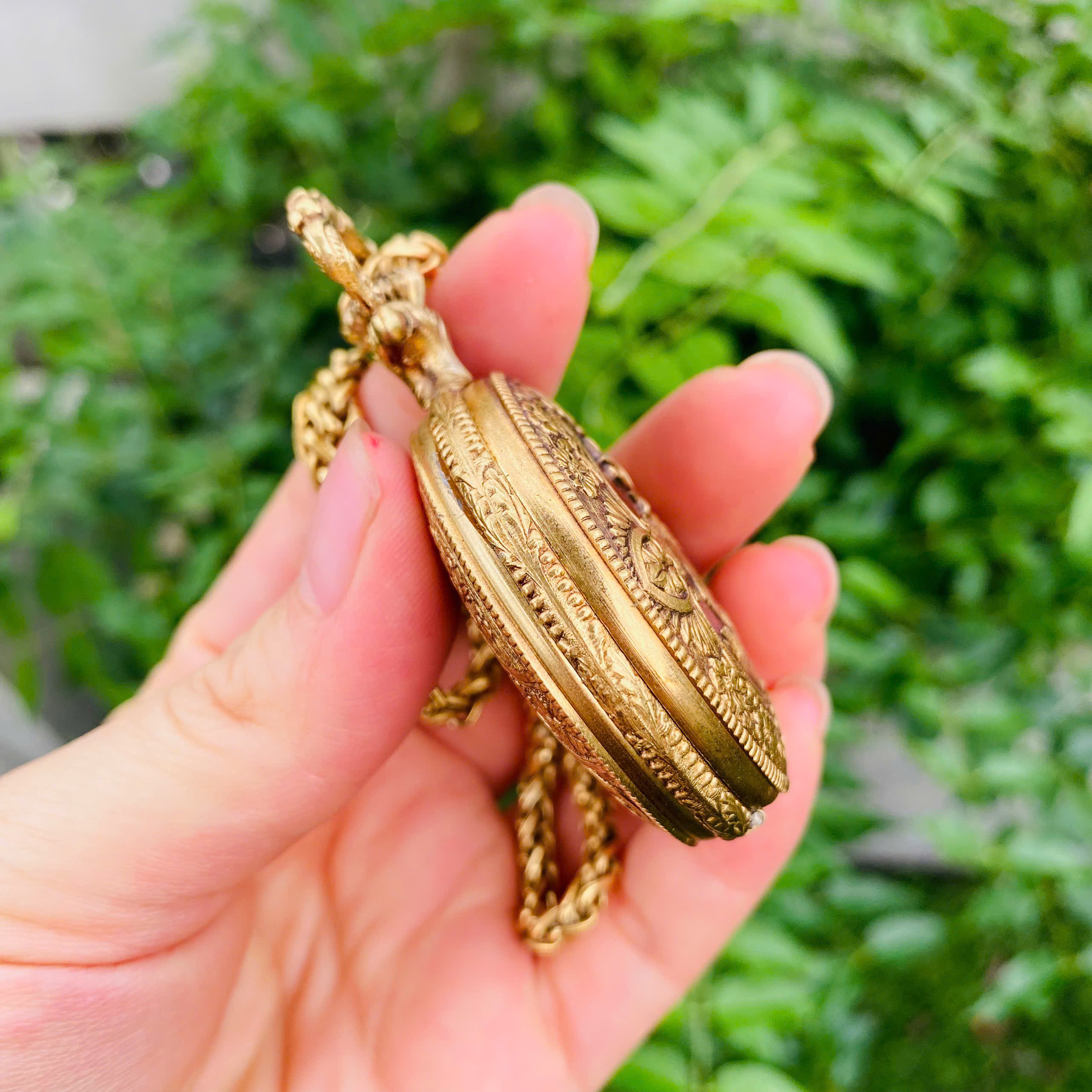 Đồng hồ quýt Colibri máy vàng, kèm tag