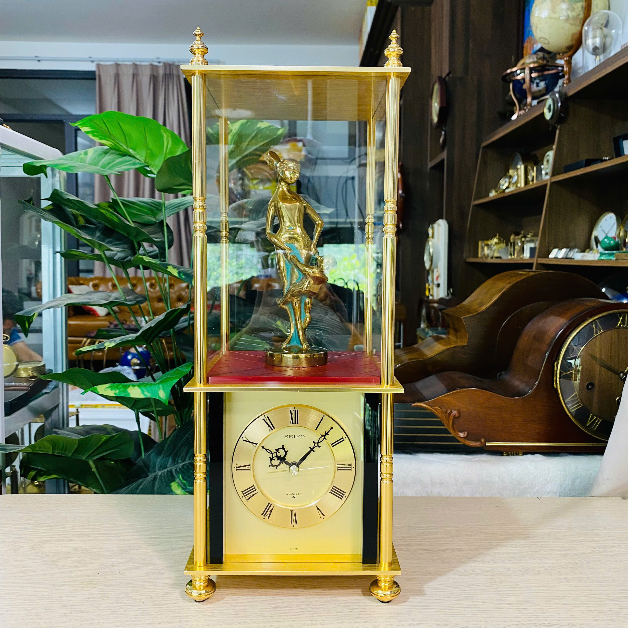 Đồng hồ để bàn Seiko tình mẫu tử