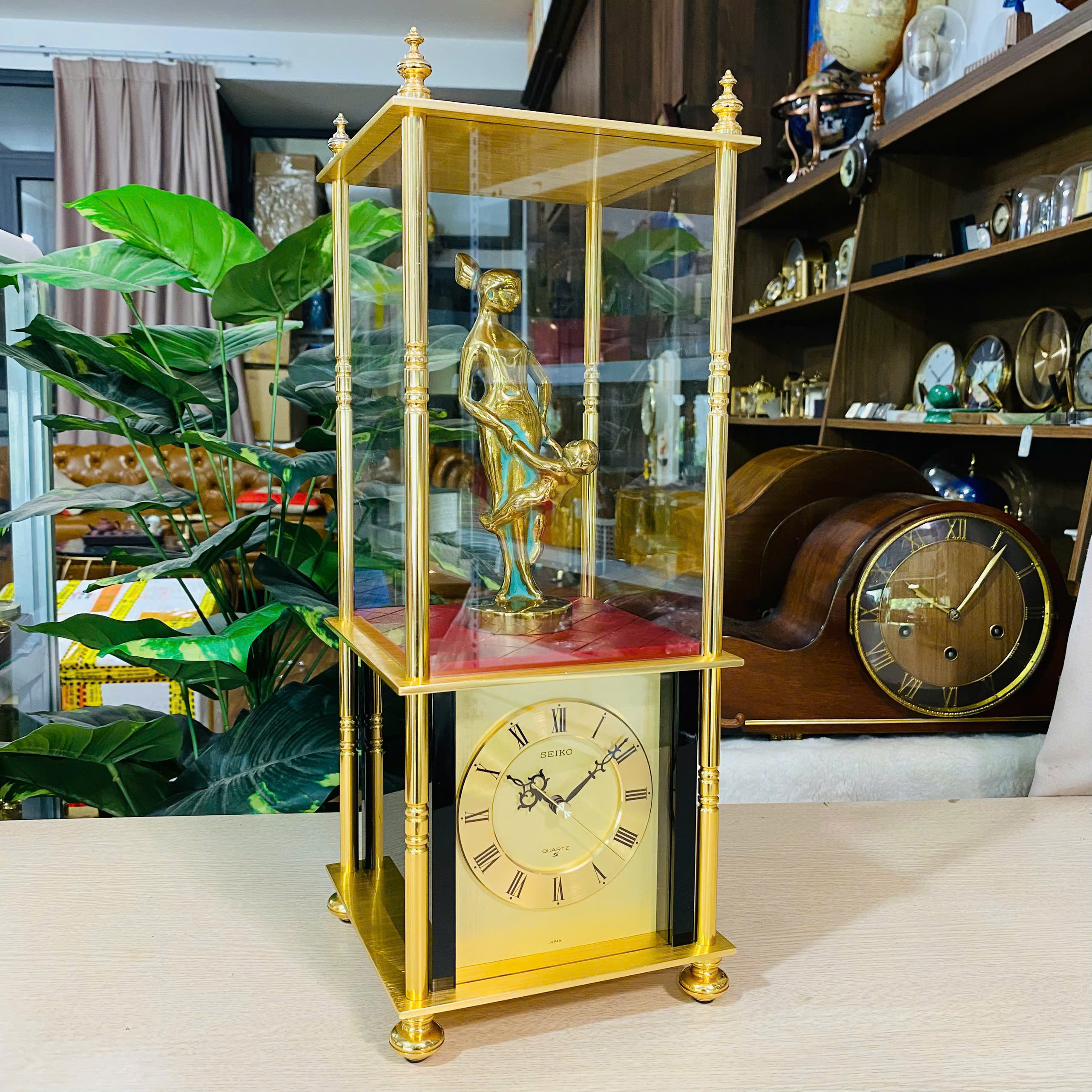Đồng hồ để bàn Seiko tình mẫu tử