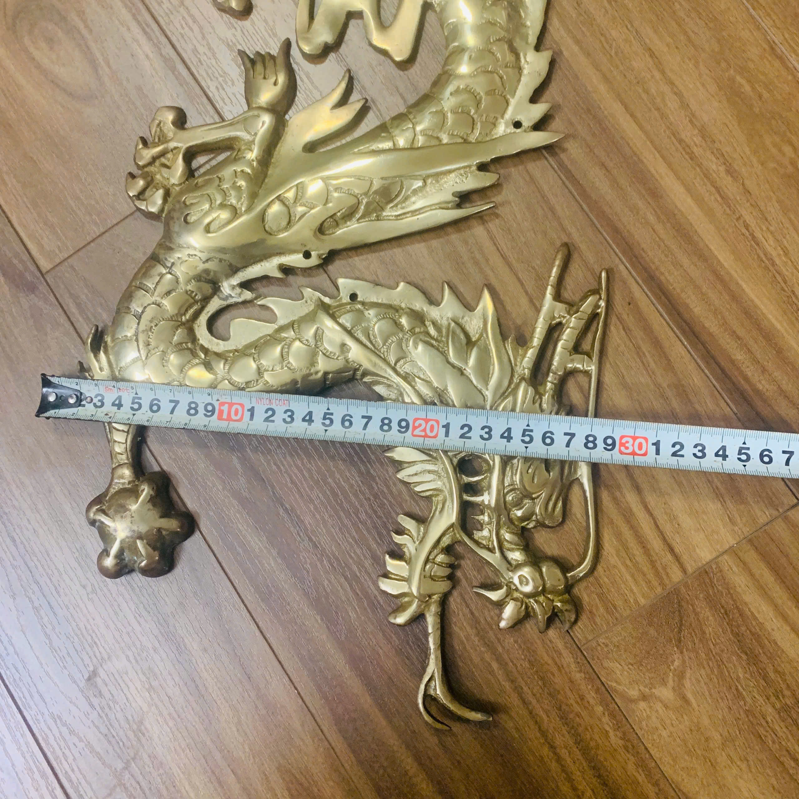 Cặp Song Long đồng đúc treo tường