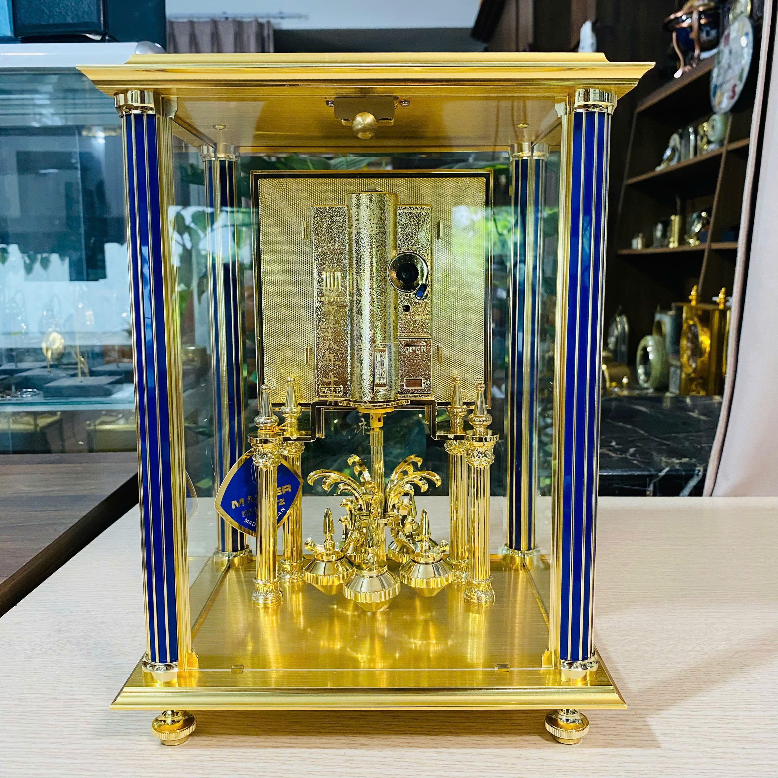 Đồng hồ để bàn Master to đẹp như mới, kèm tag