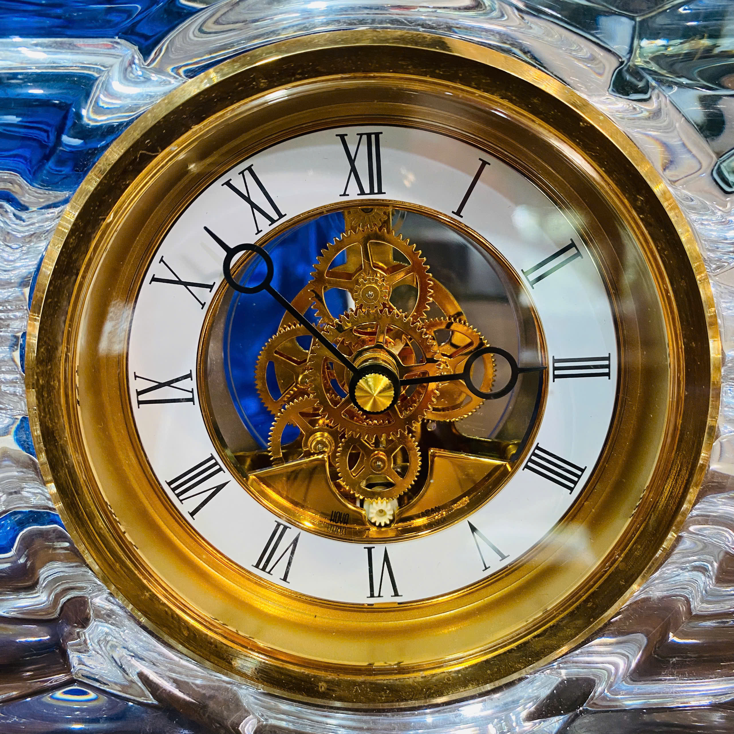 Đồng hồ để bàn Hoya pha lê nổi tiếng, kèm hộp