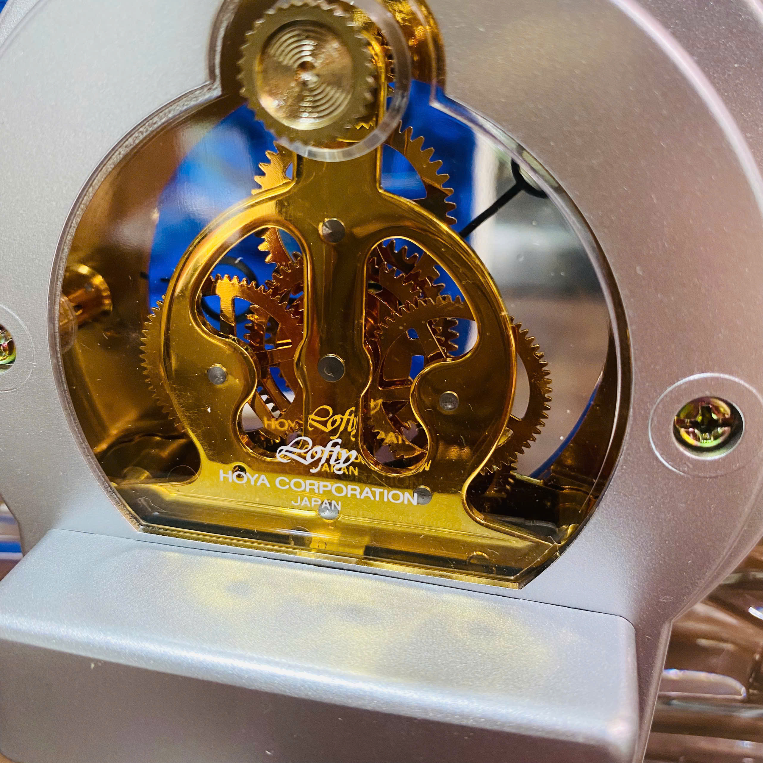 Đồng hồ để bàn Hoya pha lê nổi tiếng, kèm hộp