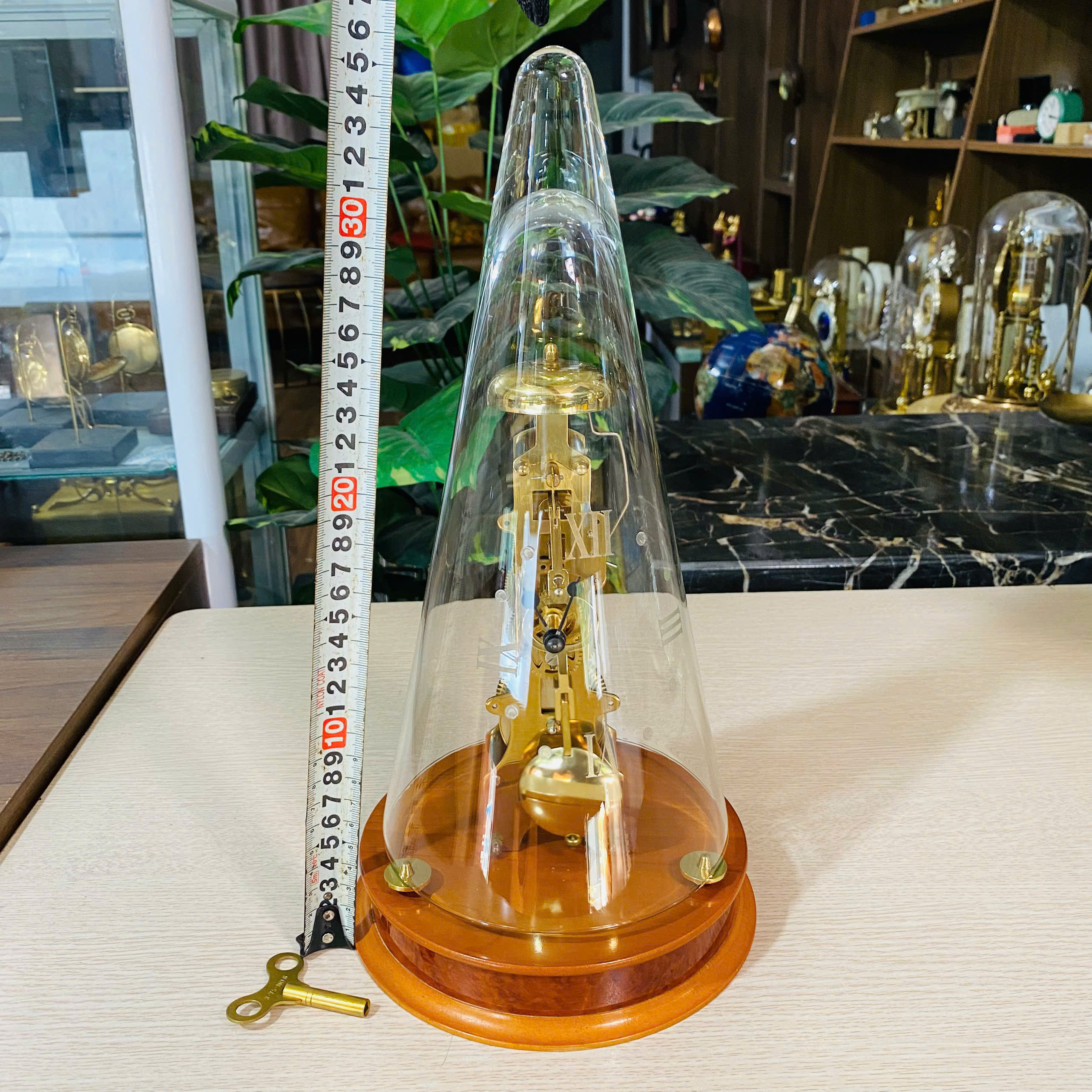 Đồng hồ úp ly chóp nón Franz Hermle tuyển đẹp