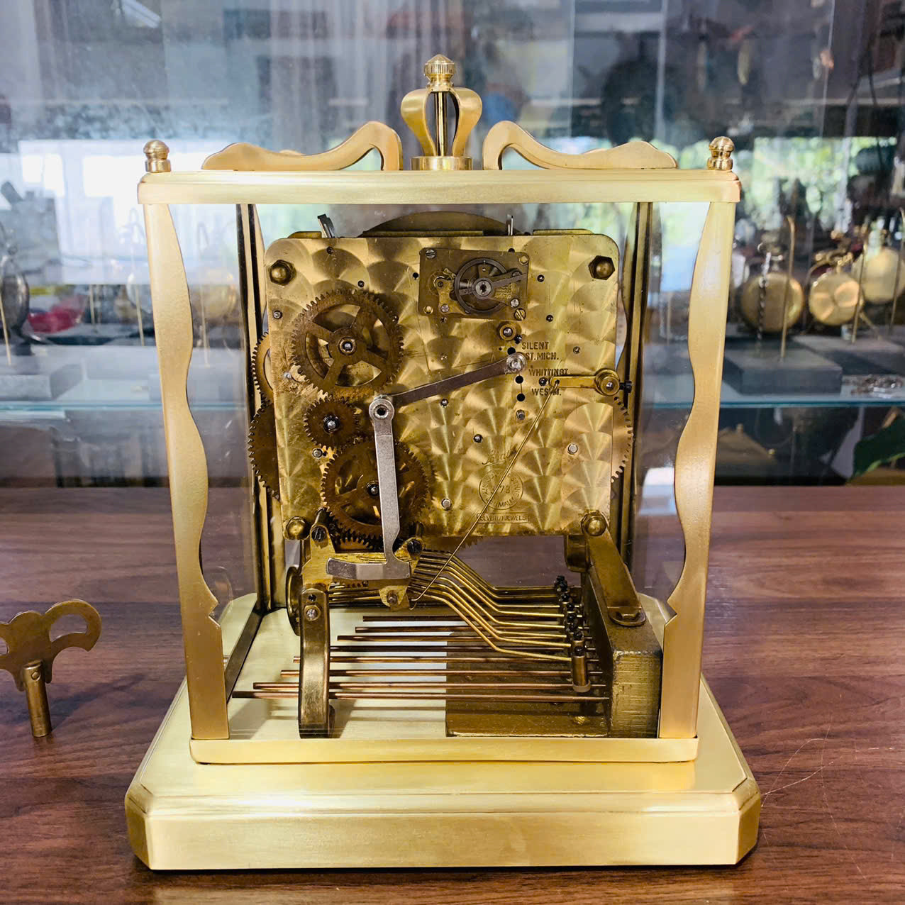 Đồng hồ để bàn Schatz 8 gông 8 búa 3 bản nhạc