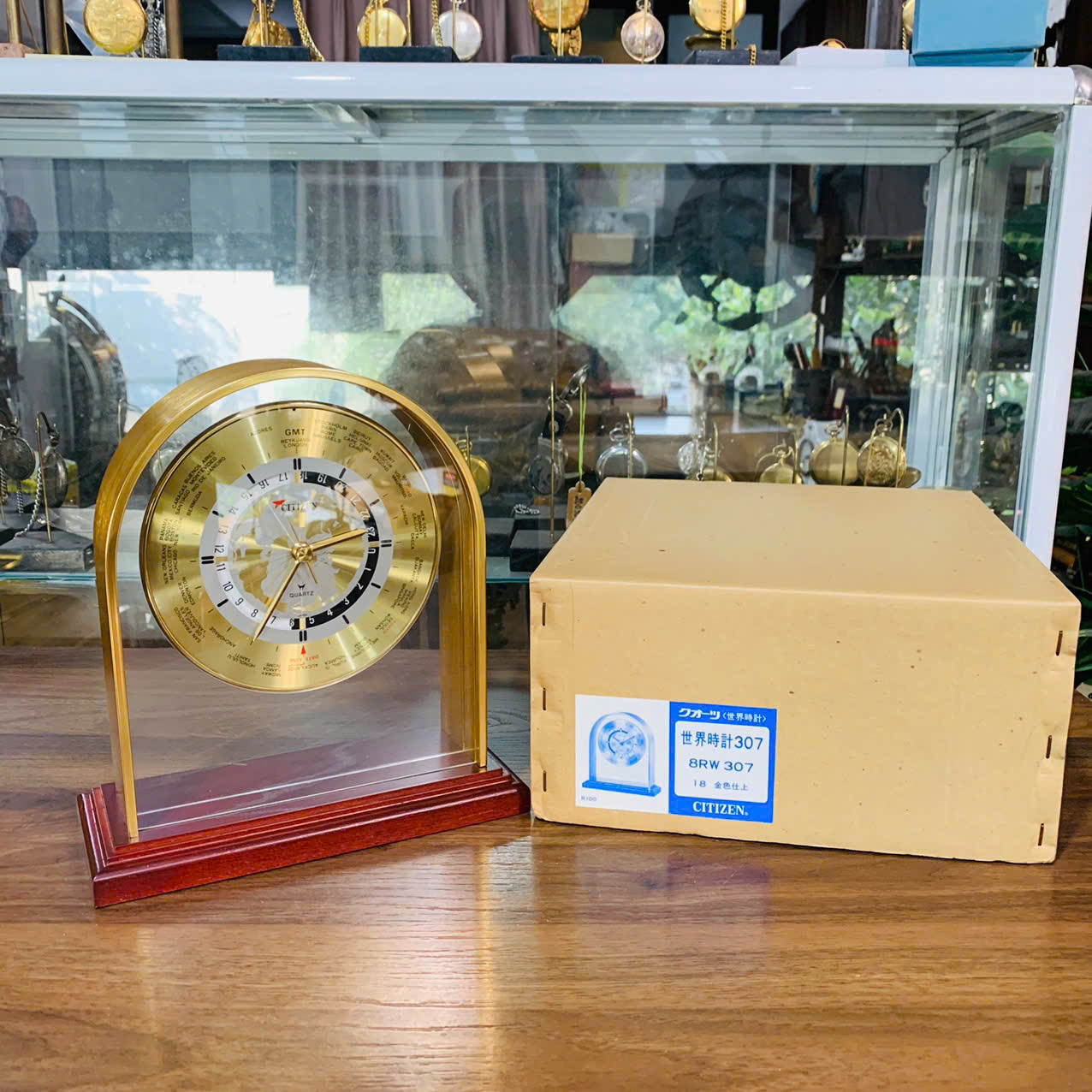 Đồng hồ để bàn Citizen mới, full hộp sổ