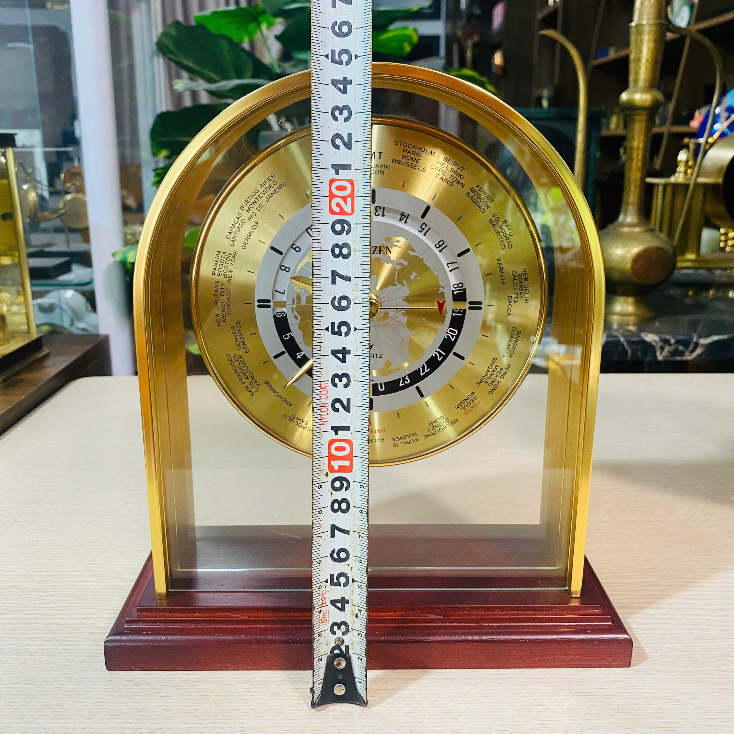 Đồng hồ để bàn Citizen mới, full hộp sổ