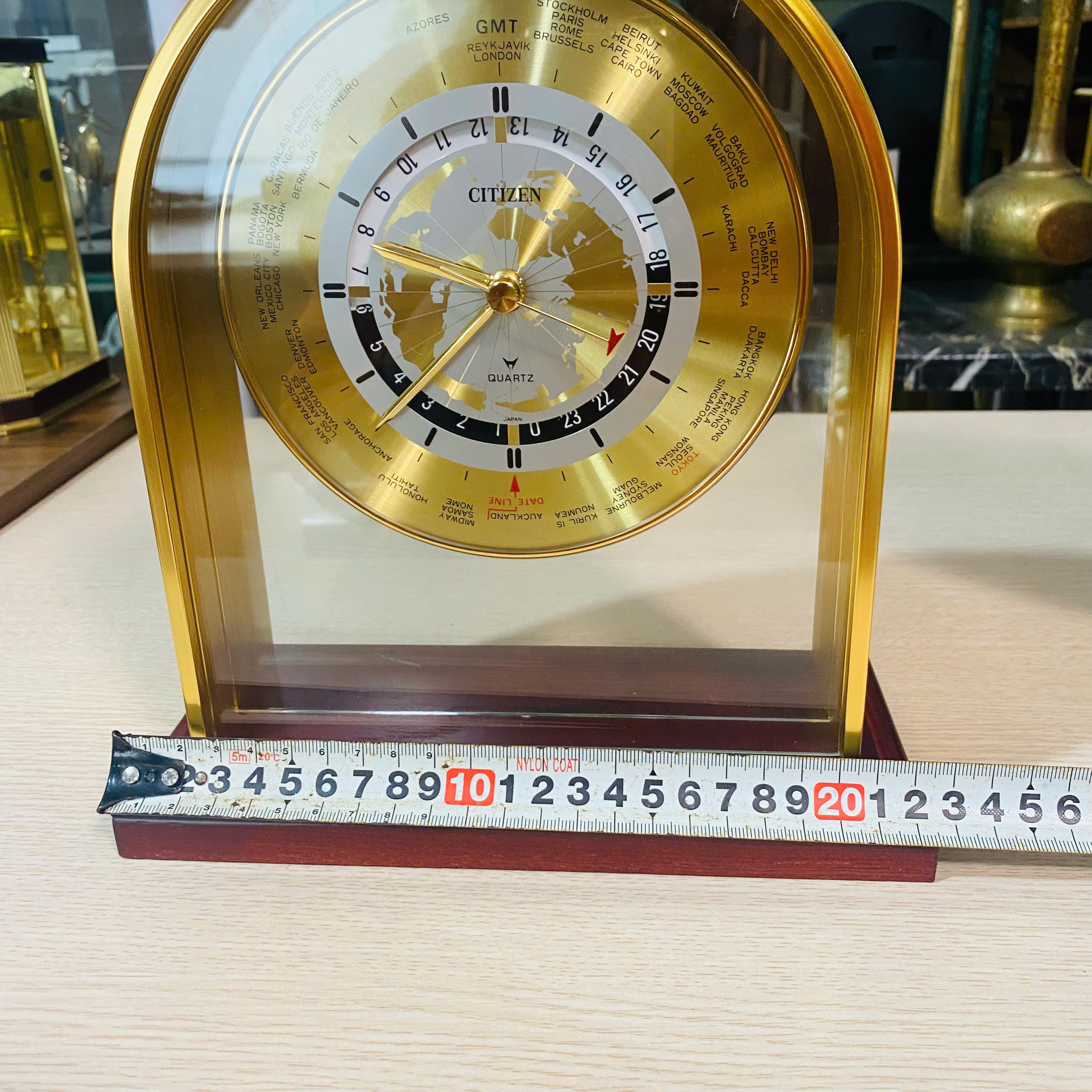 Đồng hồ để bàn Citizen mới, full hộp sổ