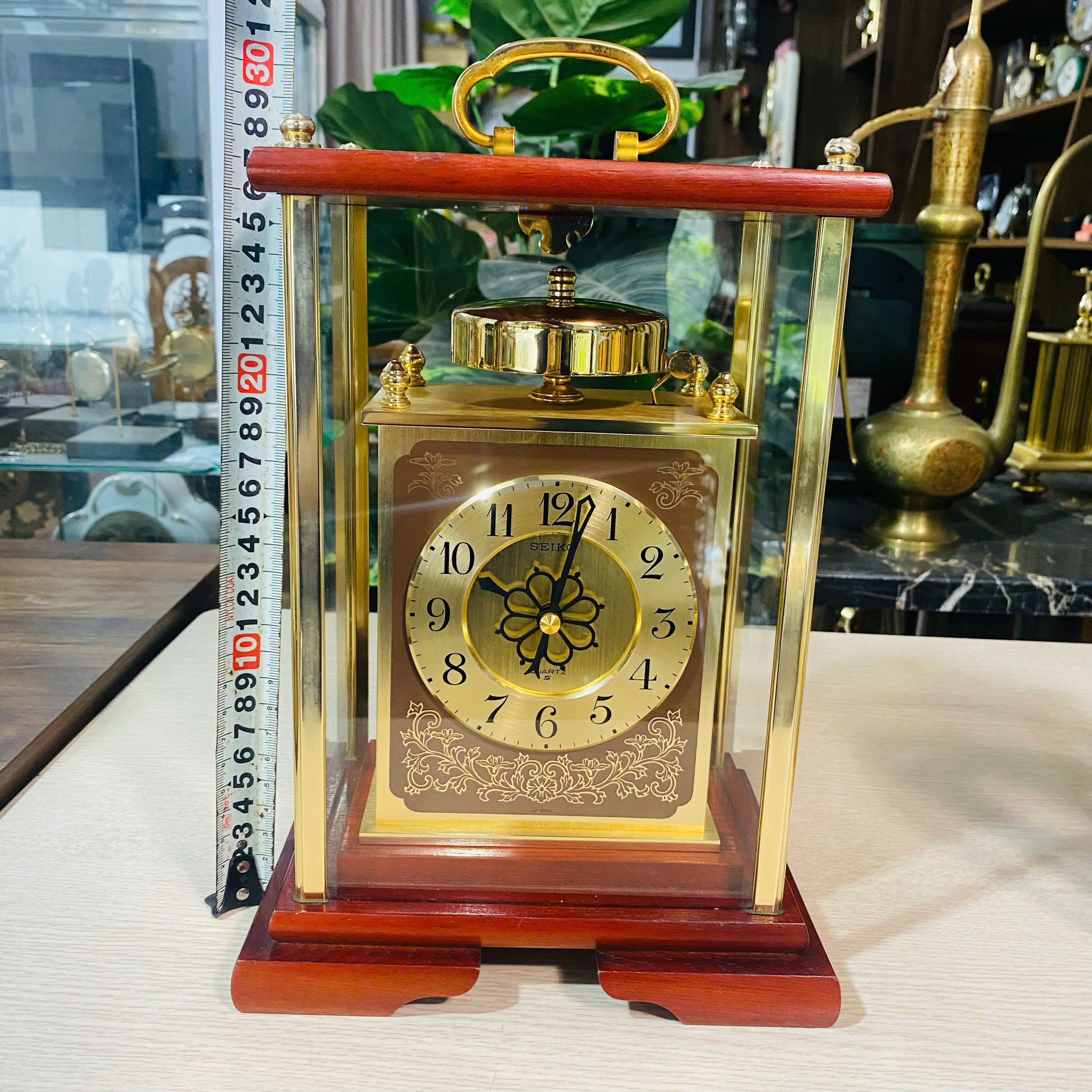 Đồng hồ để bàn Seiko chuông chén
