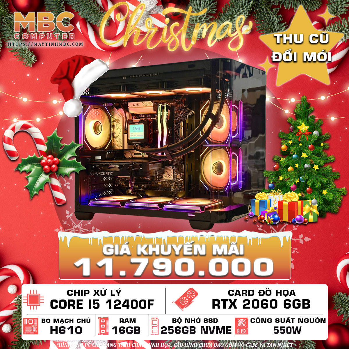 PC GAMING I5 12400F - RTX 2060 6GB