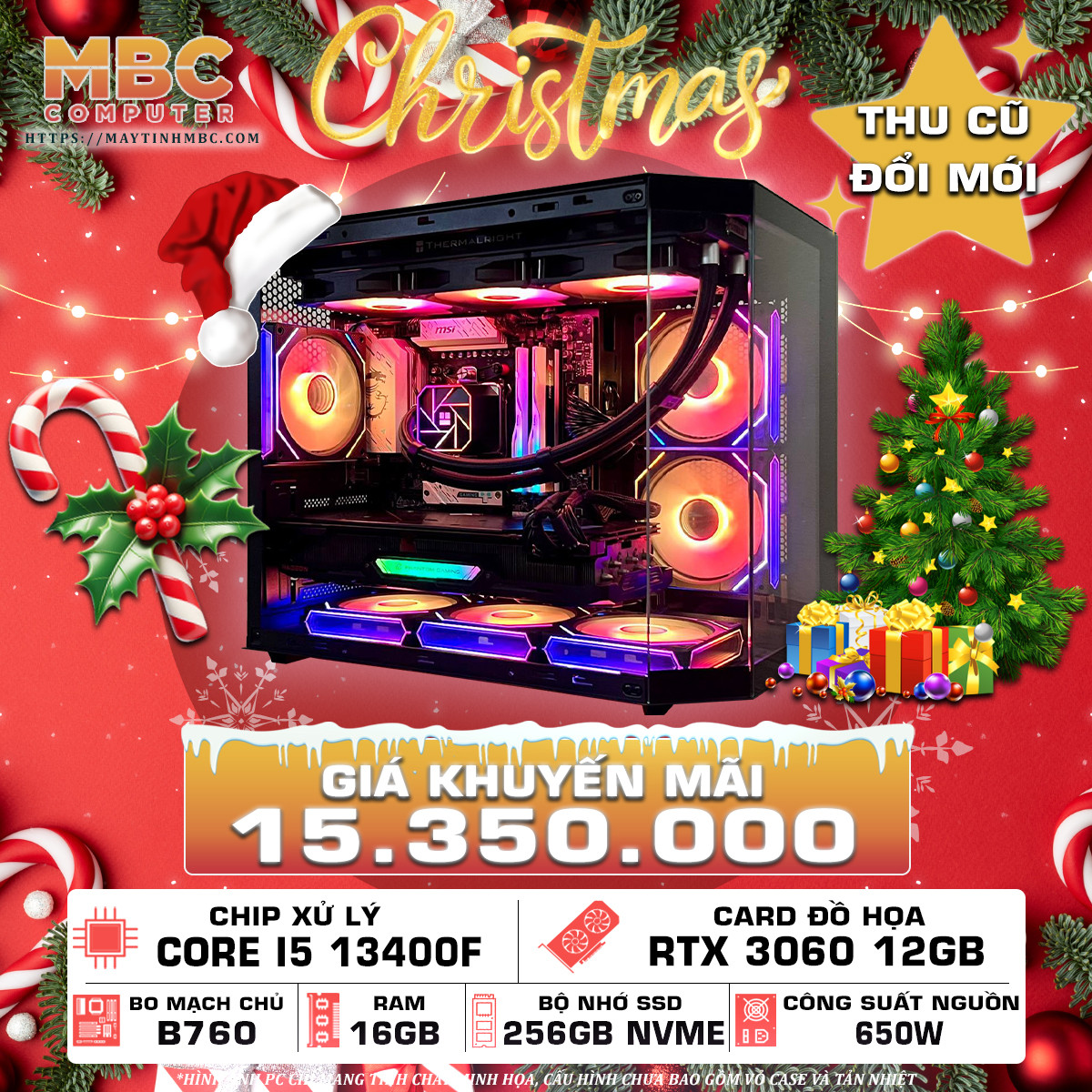 PC GAMING I5 13400F - RTX 3060 12GB