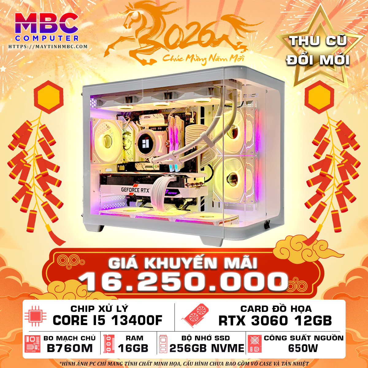 PC GAMING I5 13400F - RTX 3060 12GB