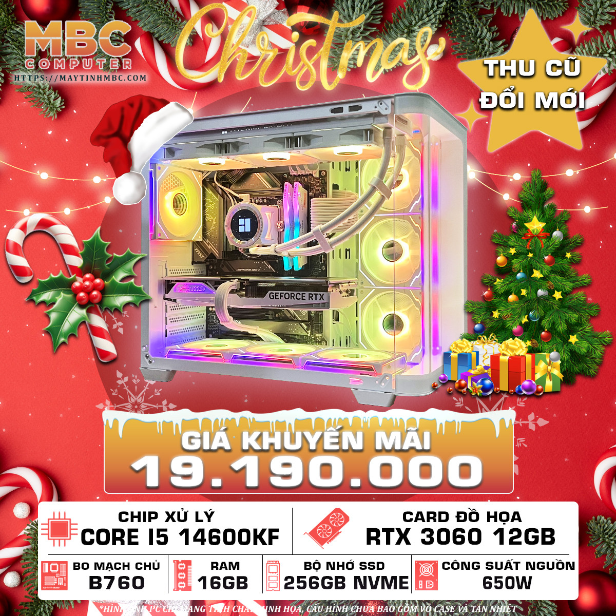 PC GAMING I5 14600KF - RTX 3060 12GB