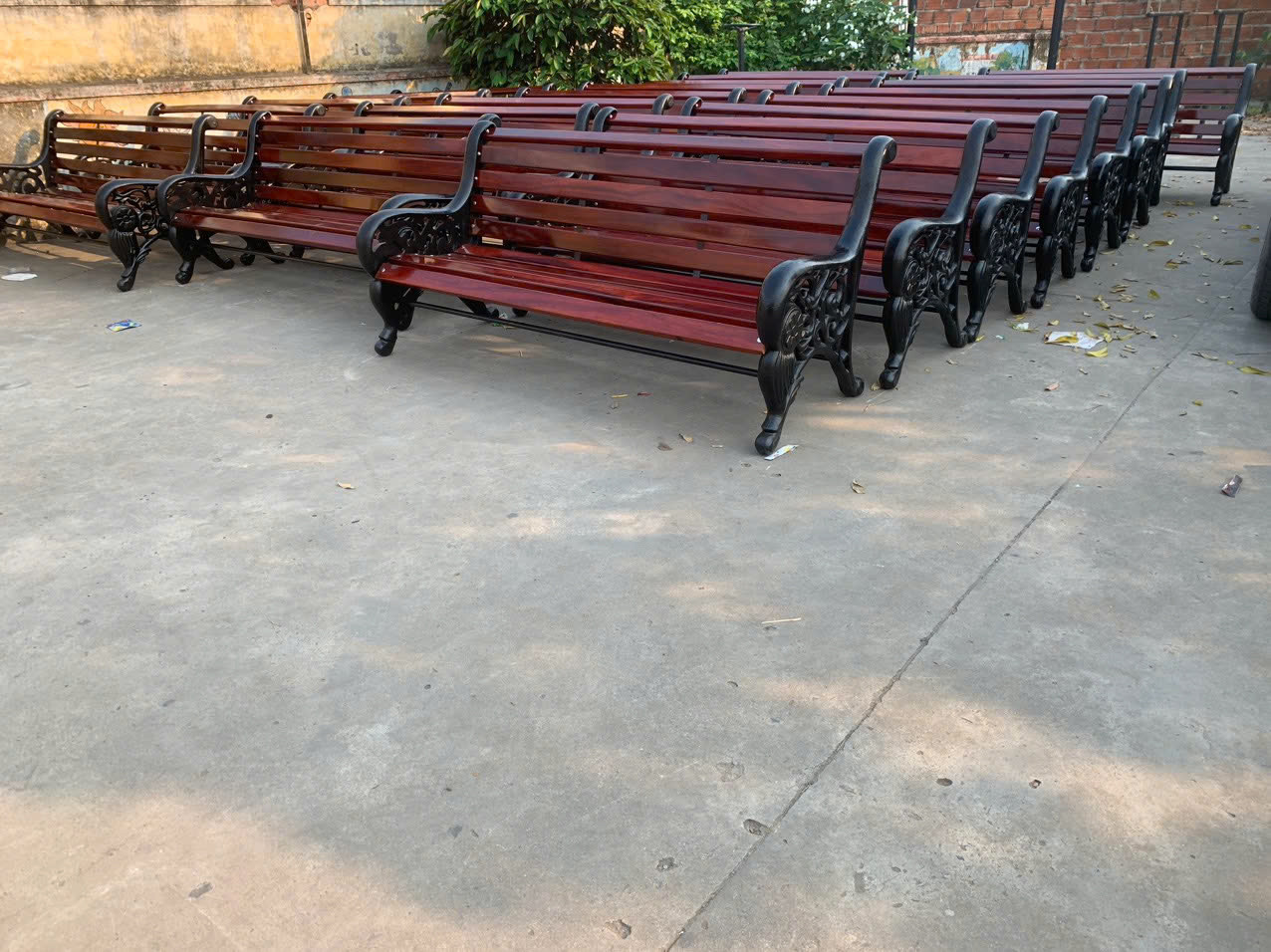 Ghế công có tựa ngoài trời ( quý phái) dài 2m