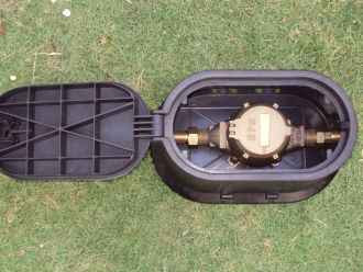 Water meter box underground equipment