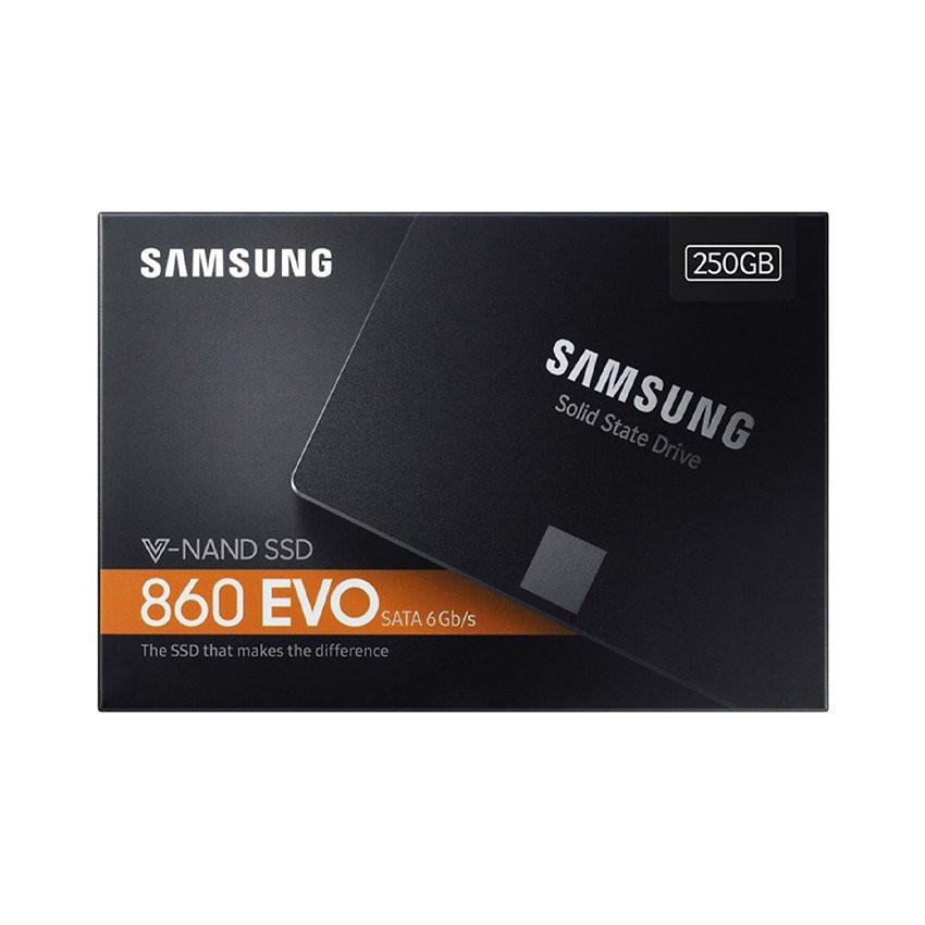 Ổ cứng SSD Samsung 860 EVO 250GB 2.5 inch SATA3 (Đọc 550MB/s - Ghi 520MB/s)