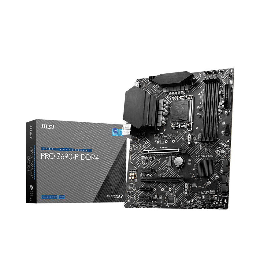 Mainboard MSI PRO Z690-P D4 (Intel Z690, Socket 1700, ATX, 4 khe RAM DDR4) - MBC