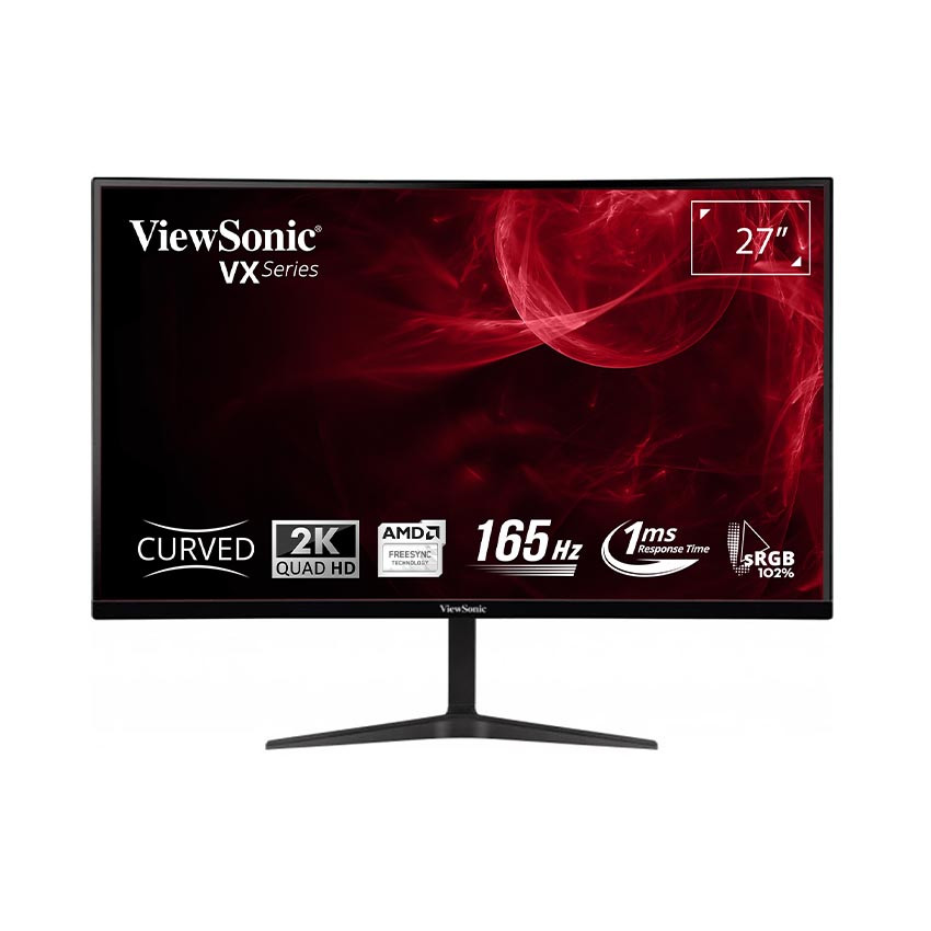 Màn hình Viewsonic VX2718-2KPC-MHD (27 inch/2K/VA/165Hz/1ms/250nits/HDMI+DP+Audio/Cong) - MBC