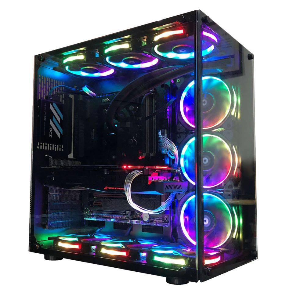 Vỏ case xigmatek AQUARIUS PLUS - BLACK- EN43330
