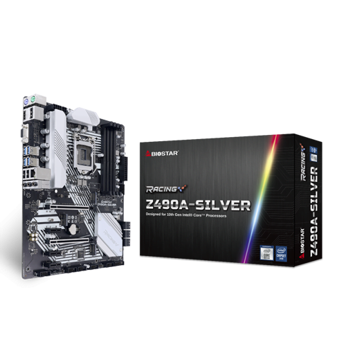 Mainboard BIOSTAR Z490A-SILVER (Intel Z490, LGA 1200, ATX, 4 Khe Cắm Ram DDR4) - MBC