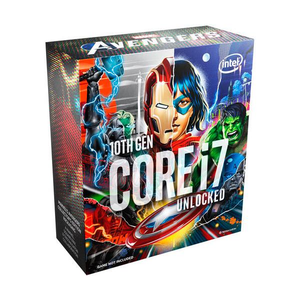 CPU Intel Core i7-10700K Avengers Edition (3.8GHz turbo up to 5.1GHz, 8 nhân 16 luồng, 16MB Cache, 125W) - Socket Intel LGA 1200