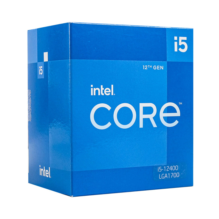 CPU Intel Core i5-12400 (Upto 4.4Ghz, 6 nhân 12 luồng, 18MB Cache, 65W) - Socket Intel LGA 1700) - MBC