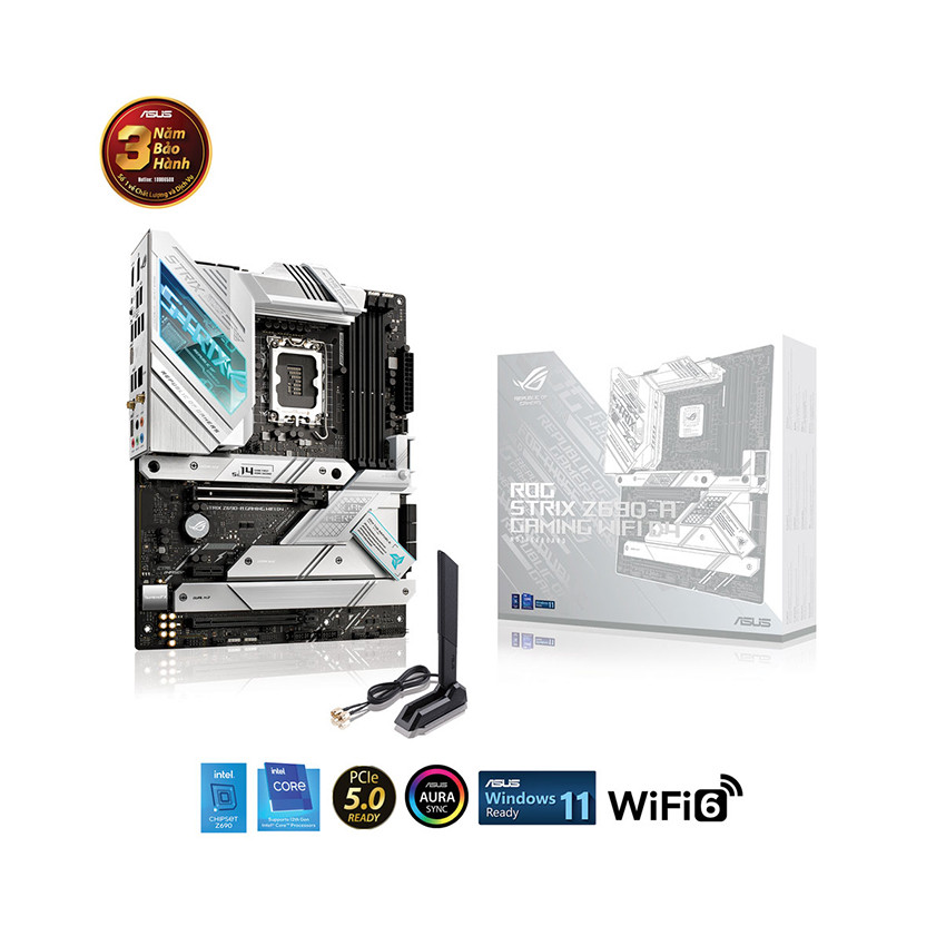 Mainboard ASUS ROG STRIX Z690-A GAMING WIFI D4 (Intel Z690, Socket 1700, ATX, 4 khe RAM DDR4) - MBC