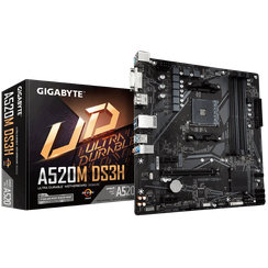 Mainboard Gigabyte A520M-DS3H (AMD A520, Socket AM4, m-ATX, 4 khe RAM DDR4) - MBC