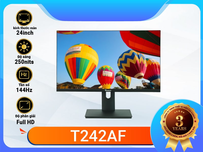 Màn máy tính Tomko 24″ T242AF 24inch 144hz IPS Full viền - MBC