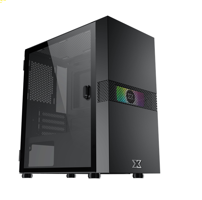Vỏ case Xigmatek FADIL 1F - EN47970 (Màu Đen/ 1 Fan RGB) - MBC