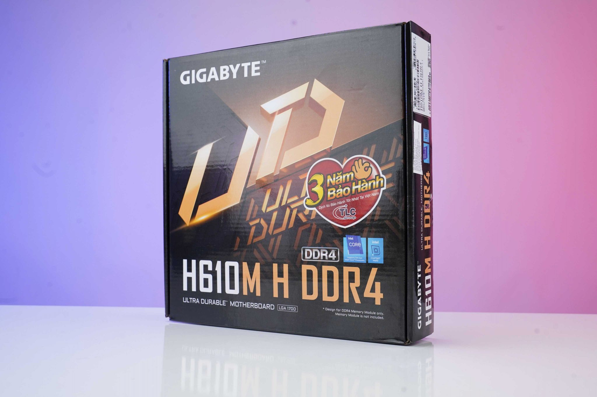 Mở hộp bo mạch chủ Gigabyte H610M H DDR4 – Phổ thông hóa Intel Gen 12