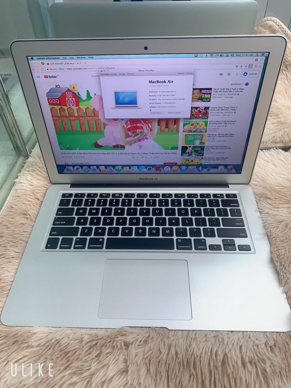 Macbook Air 2014 13", Core i5/4Gb/128Gb