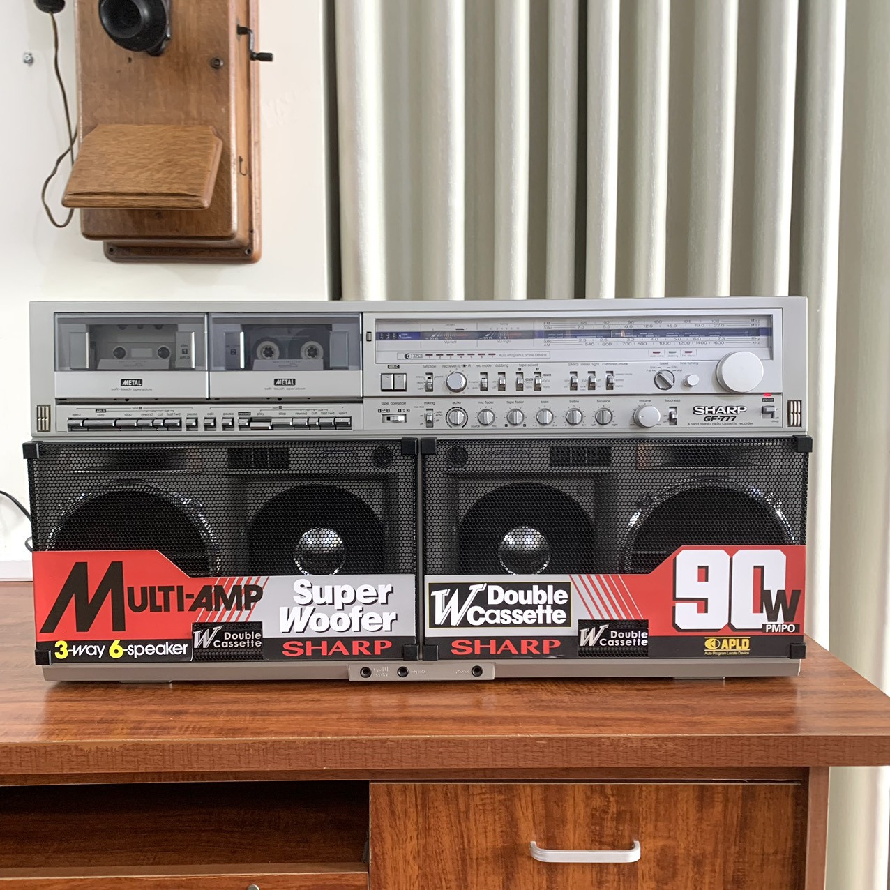 Radio Cassette Sharp GF-777 huyền thoại