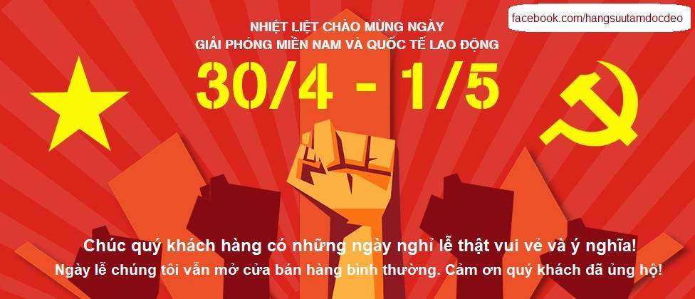Chào mừng ngày Giải phóng miền Nam 30/4 và Quốc tế lao động 1/5