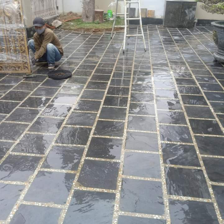 Đá thẻ đen ghi lát