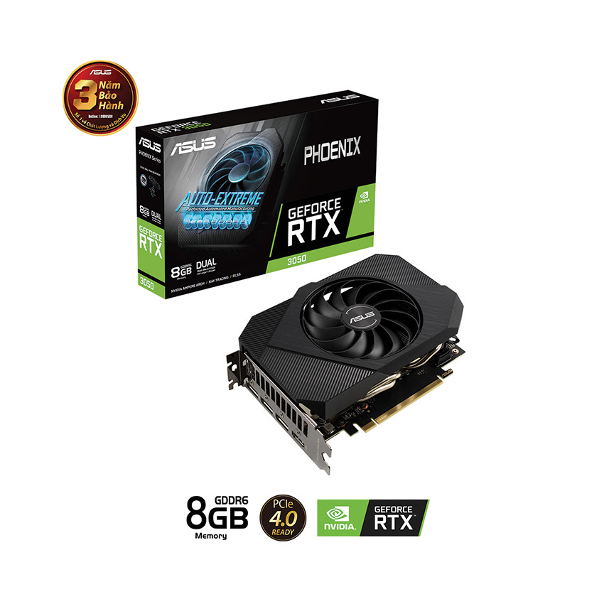 Card màn hình Asus PH RTX 3050-8G - MBC