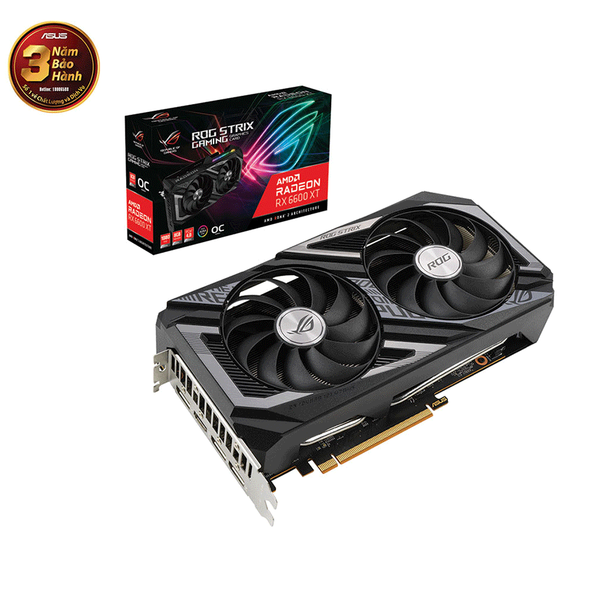 Card màn hình Asus ROG STRIX RX 6600 XT-O8G-GAMING - MBC