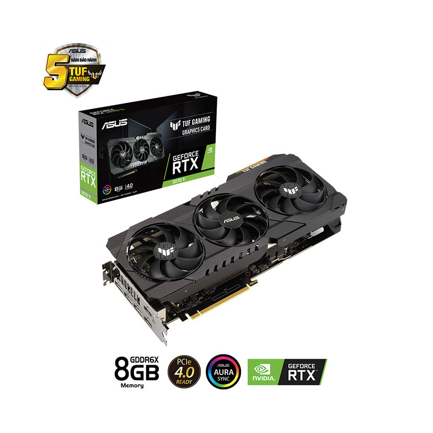 Card màn hình Asus TUF RTX 3070 Ti-8G GAMING - MBC
