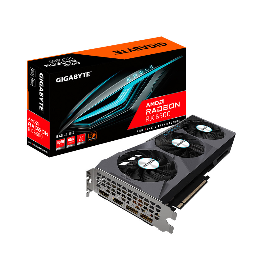 Card màn hình Gigabyte Radeon RX 6600 EAGLE 8GB - MBC