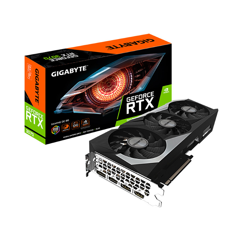 Card màn hình Gigabyte RTX 3070 GAMING OC 8GD-V2 - MBC