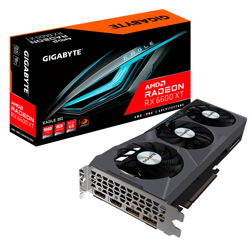 Card màn hình Gigabyte RX 6600 XT EAGLE 8GB - MBC