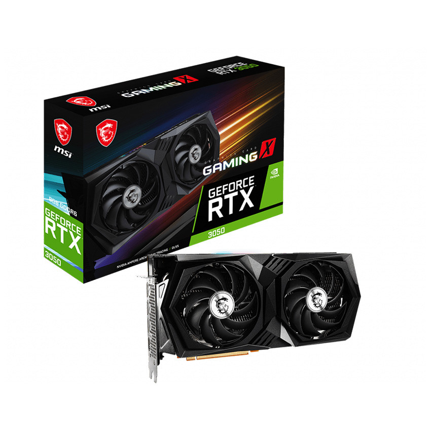 Card màn hình MSI RTX 3050 GAMING X 8G  - MBC