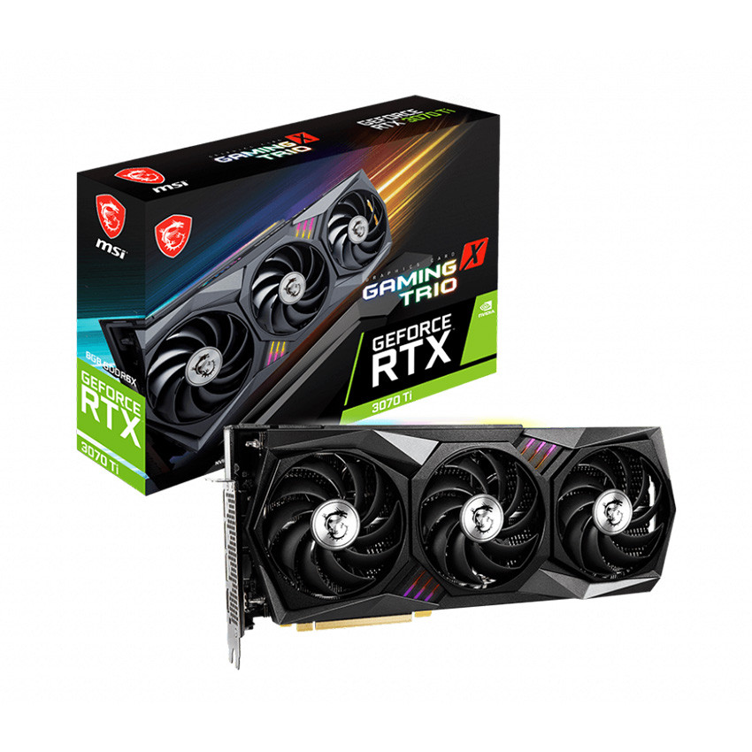 Card màn hình MSI RTX 3070 Ti GAMING X TRIO 8G - MBC
