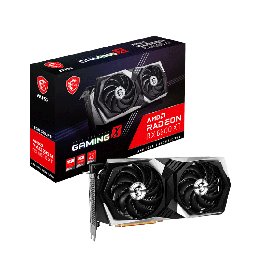 Card màn hình MSI RX 6600 XT GAMING X 8G - MBC