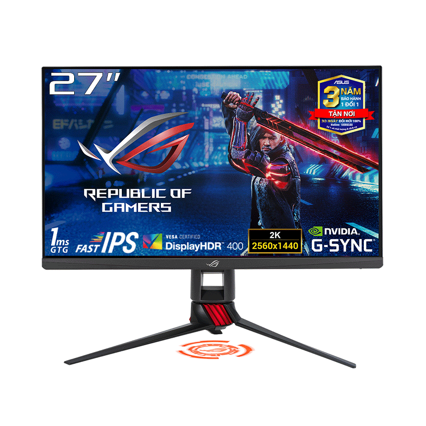 Màn hình Asus ROG XG279Q (27inch/QHD/IPS/170Hz/1ms/400nits/HDMI+DP+USB)  -  MBC