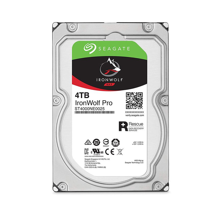 Ổ cứng HDD Seagate Ironwolf Pro 4TB 3.5 inch, 7200RPM, SATA, 256MB Cache (ST4000NE001) - MBC