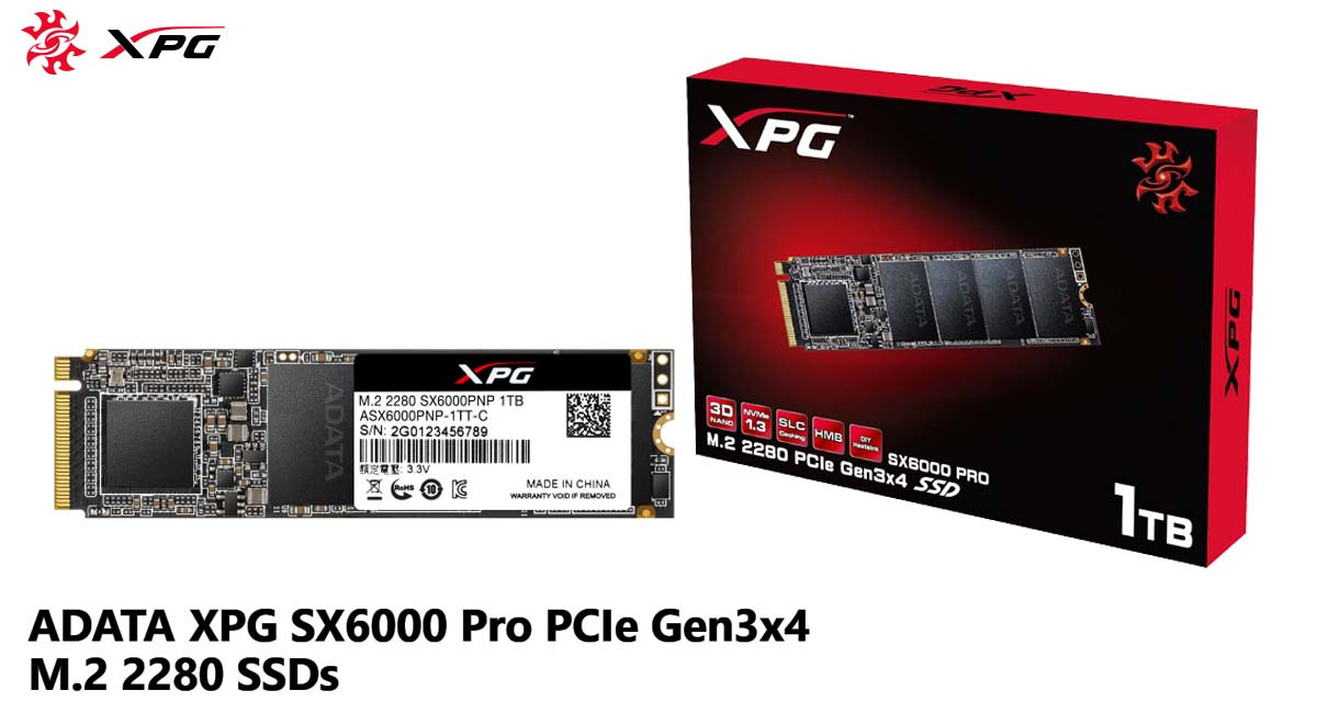 SSD ADATA XPG SX6000 Pro 1TB M.2 2280 NVMe - MBC